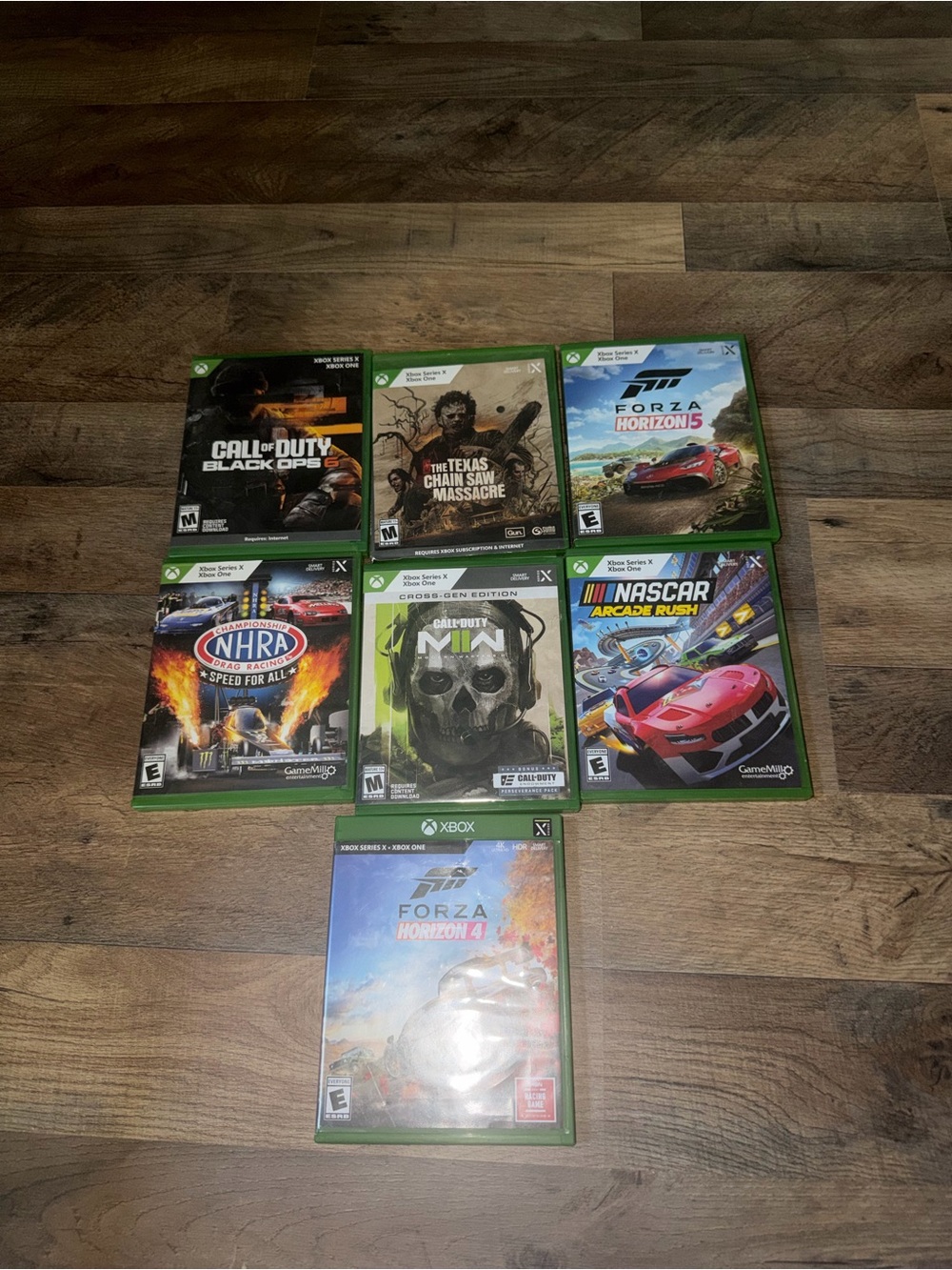 Green Case Assorted Racing & Action Game Bundle